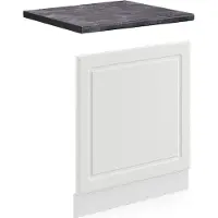 Vicco Frontpaneel R-Line Wit Landhuis 60 cm , WB Antraciet, Model 46535