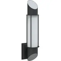vidaXL Buitenwandlamp roestvrij staal zwart