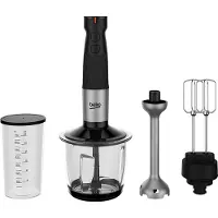 Beko HBA81762BX, Blender voor gebruik na het koken, 1 liter, ijskunner, 750 W, roestvrij staal