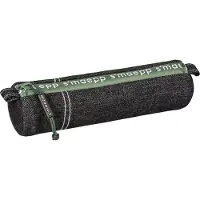 Brunnen 10-49 219 002, Zachte etui, Denim, Zwart, Monochromatisch, Rits, 200 mm