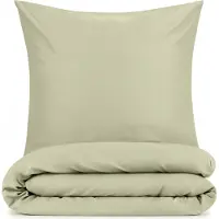 Blumtal Dekbedovertrek met Kussensloop - Anti-Allergisch - Tegen huisstofmijt - Set van 2 - 135 x 200 cm - 2 Kussenslopen 80 x 80 cm - Zwart