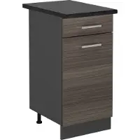 Vicco R-Line Keukenonderkast – 40 cm, WB Antraciet Edel grijs