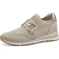 Marco Tozzi Damenschuhe Halbschuhe Slipper Beige Freizeit