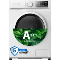 Heinner HWM-M714IVSMNA+++ Smalle Wasmachine 7 kg – 15 Programma’s Met Stoomfunctie – 1400 tpm – Energieklasse A – LED Display – Wit – 5 Jaar Garantie