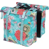 Basil Bloom Field Dubbele Fietstas MIK - 28-35 Liter - Blauw