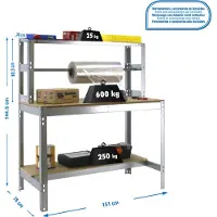 Simonwork (bancos De Trabajo) Bt4 Werkbank 1445x1510x760 Mm