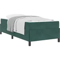 vidaXL Bedframe Donkergroen 80 x 200 cm Stof