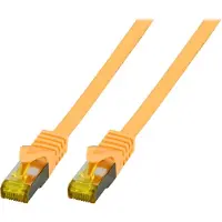 EFB Elektronik MK7001.10Y RJ45 Patchkabel S/FTP,Cat.6A,LSZH,Cat.7 Rohk.,10m,gelb