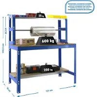 Simon Rack Simonwork (bancos De Trabajo) Bt4 Werkbank 1445x1210x760 Mm