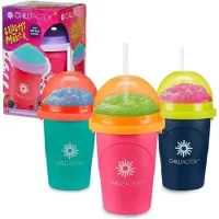 granita mok - Bandai - Willekeurige kleur Blauw, Roze of Groen - geleverd met rietje