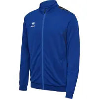 Hummel Sportsweatvest 'AUTHENTIC' donkergrijs / zwart / wit