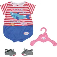 Baby Born Pyjama en slippers, blauw (43 cm)