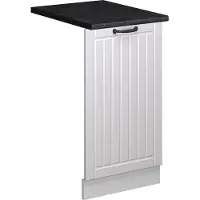 Vicco Fame-Line Vaatwasserfrontpaneel – 45 cm, WB Antraciet Wit Landhuis