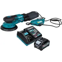 Makita BO 002 CGM101 Accuschuurmachine 40 V max. 150 mm 5,0 mm slag Borstelloos + 1x accu 4.0 Ah + lader