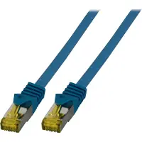 Efbe-Schott CAT6a sFTP kabel 0.25 meter Blauw