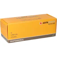 Agfa Professional D / LR20 / MN1300 Alkaline Batterij (10 stuks)