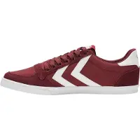 Hummel Sportschoen 'Slimmer Stadil' wijnrood / wit