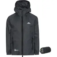 Trespass Kinderen/Kinderen Qikpac Waterdichte Packaway Jacket (Vuursteen)
