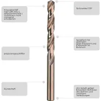 Kwb Cobalt HSS CO Spiraalboor 4.0 mm kaart