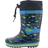 Kangaroos K-Rain Kinderschuhe Jungen Gummistiefel Blau Freizeit