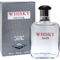 Evaflor Whisky Silver - Herenparfum, 100 ml. Fris en sprankelende tonen voor charismatische mannen, met een subtiele houtachtige ondertoon. Omhul jezelf met zelfvertrouwen en elegantie.