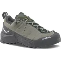Salewa - Dames wandelschoenen - Wildfire Leather 2 GTX W Shadow/Black voor Dames - Maat 7 UK - Groen