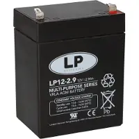 Landport LP12-2.9 VRLA AGM Loodaccu (12V 2.9 Ah, T1 terminal)