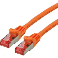 Roline Patchkabel Cat.6 S/FTP (PiMF), componentniveau, LSOH, oranje, 3 meter