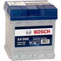 Bosch S4 000 Blue Accu 44 Ah voor o.a. CITROEN, FIAT, LANCIA, PEUGEOT, SEAT, SKODA, TOYOTA, VOLKSWAGEN