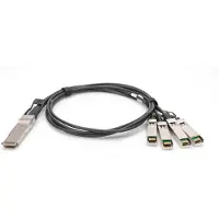 Digitus DN-81325 InfiniBand en Glasvezelkabel 5 m SFP+ 4x QSFP+ Zwart