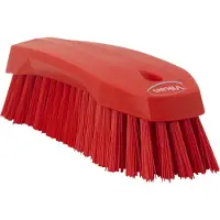 Vikan Hygiene 3890-4 grote werkborstel rood, harde vezels, 200mm