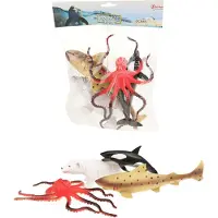 Toi-Toys Animal World Zeedieren Deluxe, 5st.