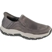 SKECHERS Slip-ons 'Slip-Ins Respected - Elgin' donkergrijs