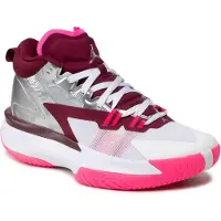 Nike ZION 1 - White/Metallic Silver - Unisex - Maat 42.5