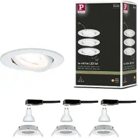 Paulmann 93431 Inbouwlamp Set van 3 stuks 19.5 W Wit (mat)