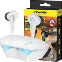 Awei T23 Serie - Bluetooth Gaming Headset - TWS - Wit - Ruisonderdrukking