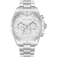 Police Analoog horloge zilver