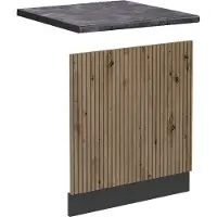 Vicco R-Line Voorpaneel – 60 cm, WB Antraciet Artisanaal eiken
