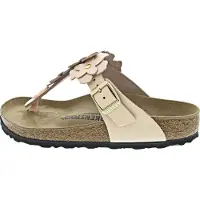 Birkenstock Teenslipper 'Gizeh Flower' pastelroze