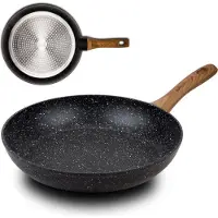 Nava Nature Koekenpan 30 cm Graniet - Geschikt voor Inductie