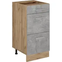 Vicco R-Line Keukenonderkast – 40 cm met laden, zonder werkblad Beton