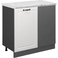 Vicco R-Line Hoekkast – 86 cm WB Marmer Wit Landhuis