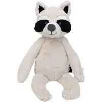 Happy horse Wasbeer Raf Knuffel 45 cm - Grijs - Baby knuffel