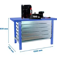 Simonwork (bancos De Trabajo) Bt6 Pro 5box Werkbank 830x1200x730 Mm