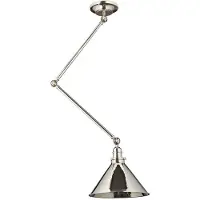Elstead Lighting LED Hanglamp Provence | 1X E27 Max 60W | Dimbaar | Polished Nickel