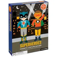 Petit Collage Magnetische speelset - Superhelden dress-up