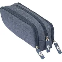 Wedo 24245133 Etui, model "Schlamper", denim, polyester, blauw