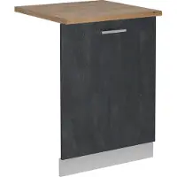 Vicco R-Line Vaatwasserfrontpaneel – 60 cm, WB Eik Zwart beton