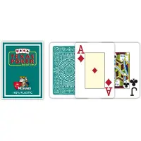 Modiano poker speelkaarten groen 2 index