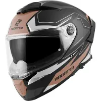 Bogotto FF118 Vilial Mat Zwart Bruin Integraalhelm Maat 3XL
